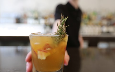 orange yellow cocktail