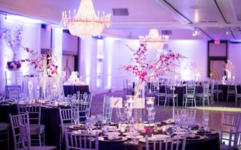 ceremony setup in a ball room