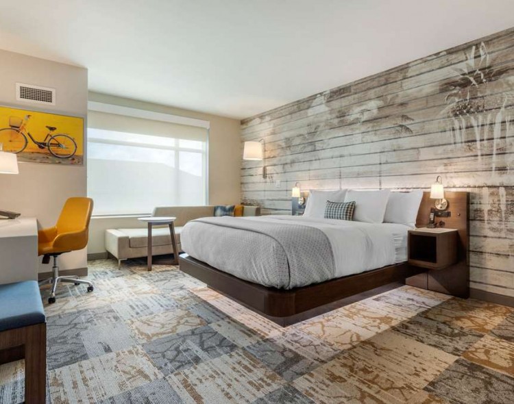 1 King Bed