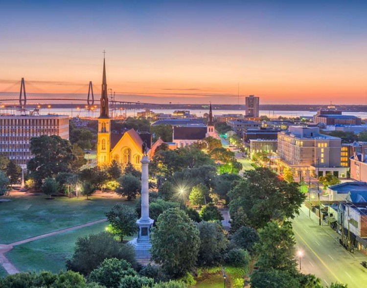 Just minutes from Charleston’s historic downtown