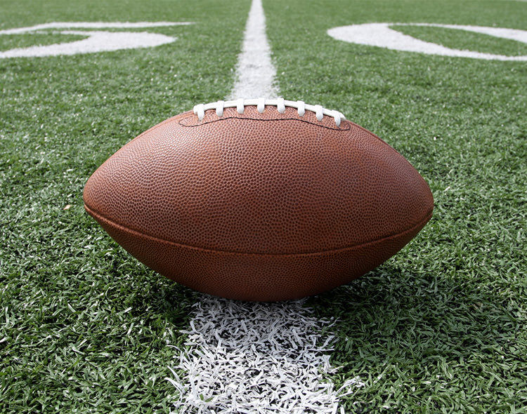 football on a field