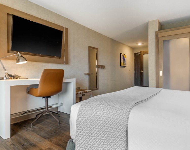 1 King Bed, Accessible Walk-In Shower