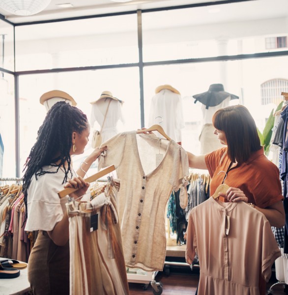 Women shopping