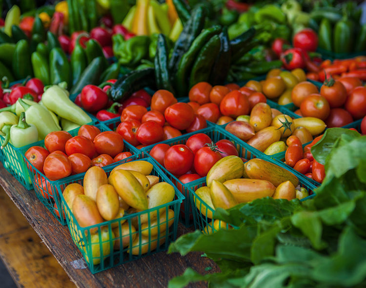 fresh produce stand