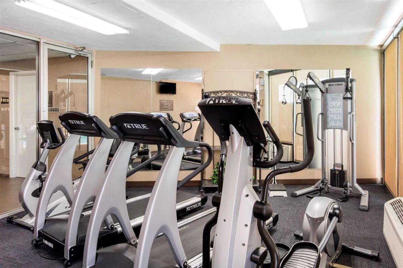 fitness center with cardio equipment