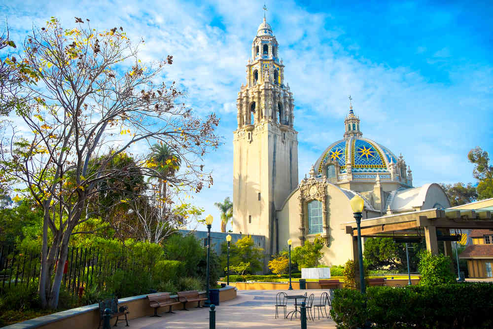 are dogs allowed at balboa park and in the museums