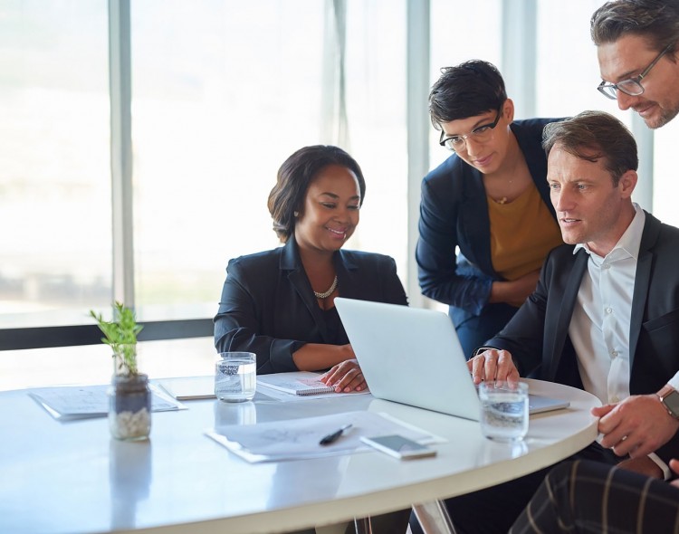 Business people working