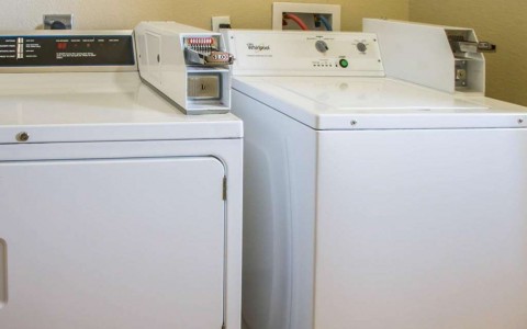 washing machine and dryer for guests
