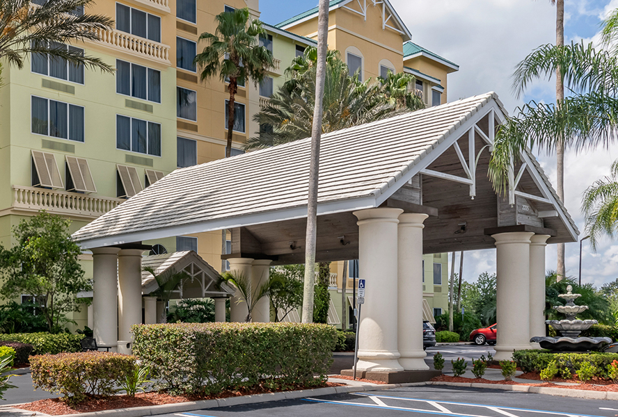 exterior front of hotel