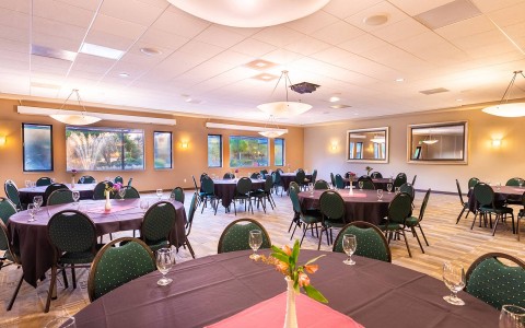 View of empty Himalaya Ballroom