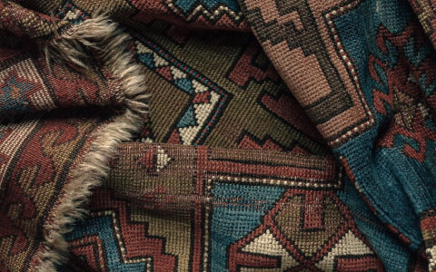 a piece of tribal fabric