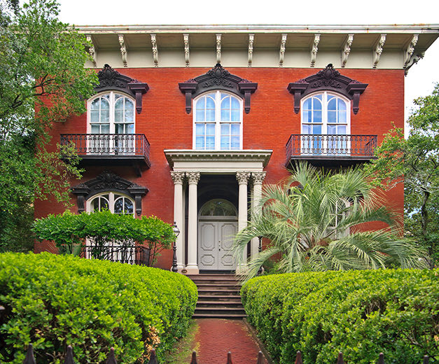 red front house