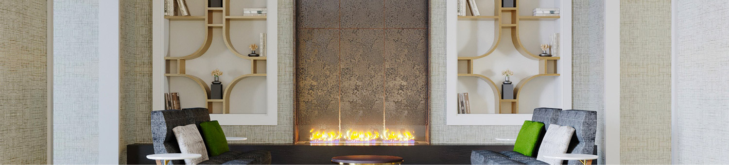 cropped header of lobby desk